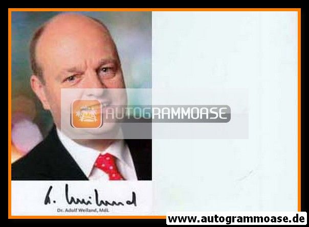 Autogramm Politik | CDU | Adolf WEILAND | 2010er (Portrait Color)