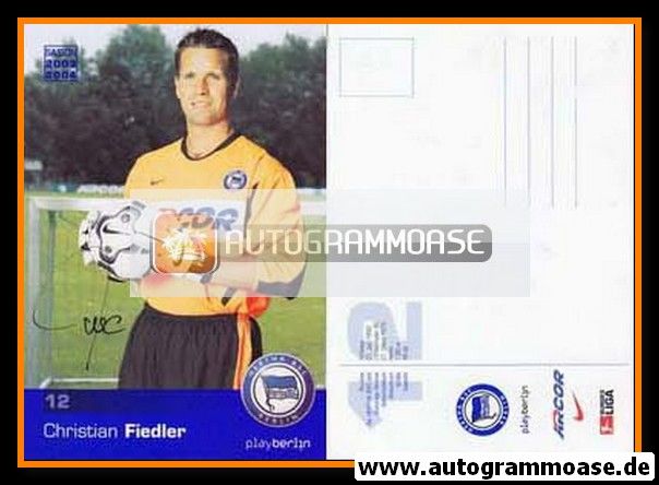 Autogramm Fussball | Hertha BSC Berlin | 2003 | Christian FIEDLER