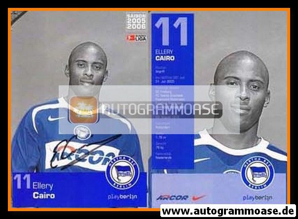 Autogramm Fussball | Hertha BSC Berlin | 2005 | Ellery CAIRO