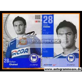 Autogramm Fussball | Hertha BSC Berlin | 2005 | Sofian CHAHED