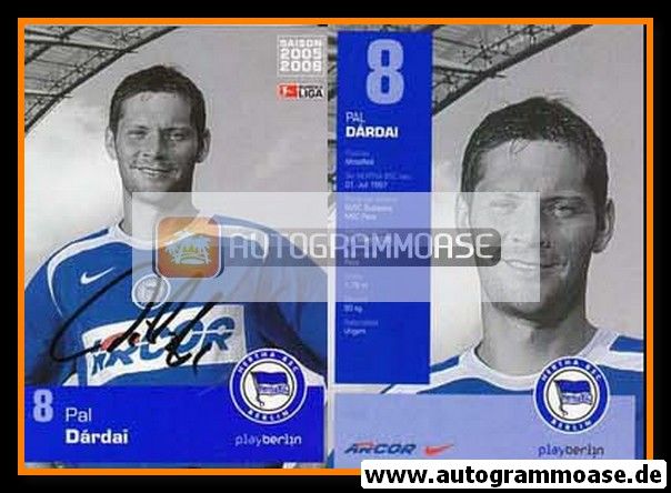 Autogramm Fussball | Hertha BSC Berlin | 2005 | Pal DARDAI