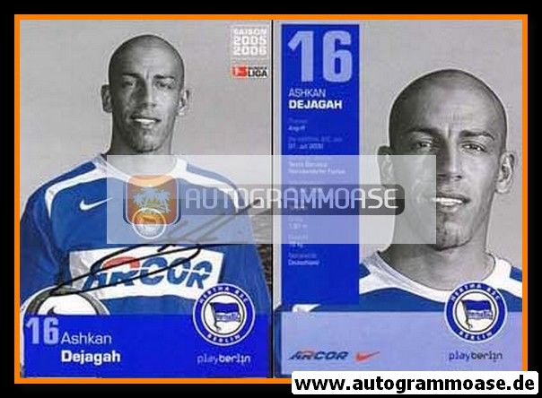 Autogramm Fussball | Hertha BSC Berlin | 2005 | Ashkan DEJAGAH