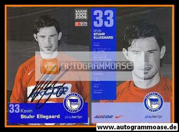 Autogramm Fussball | Hertha BSC Berlin | 2005 | Kevin STUHR ELLEGAARD