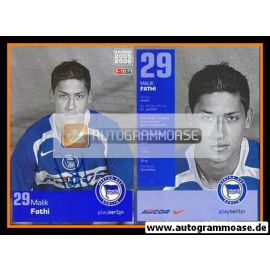Autogramm Fussball | Hertha BSC Berlin | 2005 | Malik FATHI