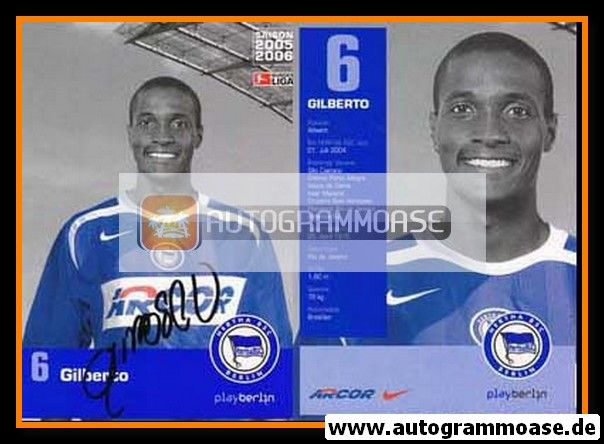 Autogramm Fussball | Hertha BSC Berlin | 2005 | GILBERTO