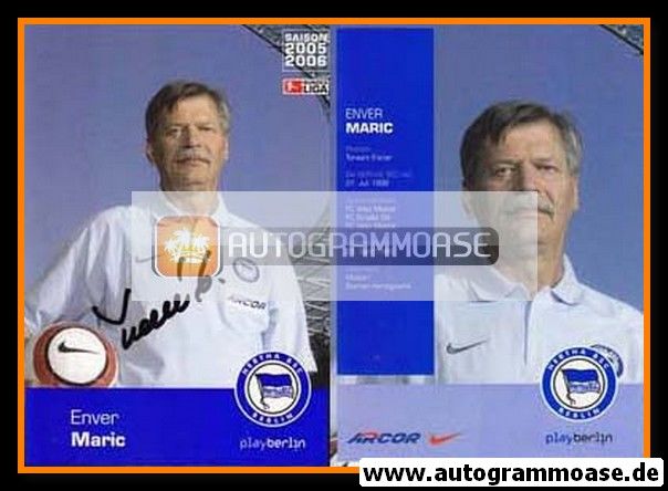 Autogramm Fussball | Hertha BSC Berlin | 2005 | Enver MARIC