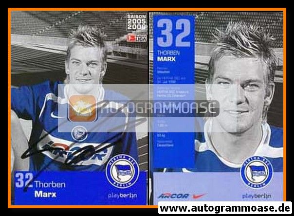 Autogramm Fussball | Hertha BSC Berlin | 2005 | Thorben MARX