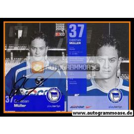 Autogramm Fussball | Hertha BSC Berlin | 2005 | Christian MÜLLER