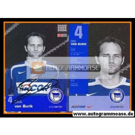 Autogramm Fussball | Hertha BSC Berlin | 2005 | Dick VAN BURIK