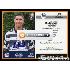 Autogramm Fussball | Hertha BSC Berlin | 1997 | Sixten VEIT