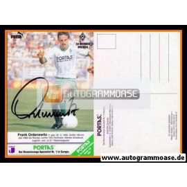 Autogramm Fussball | SV Werder Bremen | 1987 | Frank ORDENEWITZ