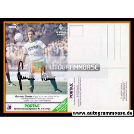 Autogramm Fussball | SV Werder Bremen | 1987 | Gunnar SAUER
