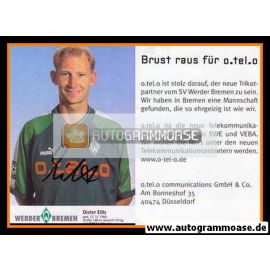 Autogramm Fussball | SV Werder Bremen | 1997 blau | Dieter EILTS