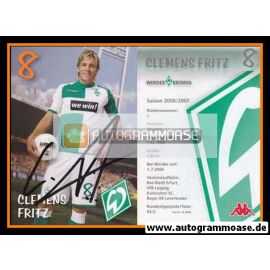 Autogramm Fussball | SV Werder Bremen | 2006 we win | Clemens FRITZ
