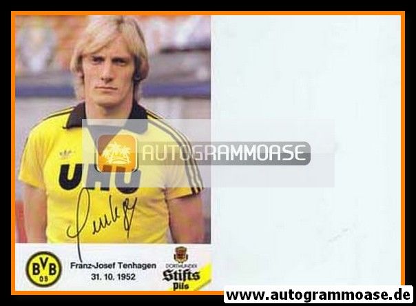 Autogramm Fussball | Borussia Dortmund | 1980 | Franz-Josef TENHAGEN