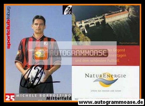 Autogramm Fussball | SC Freiburg | 2001 | Michele BORROZZINO