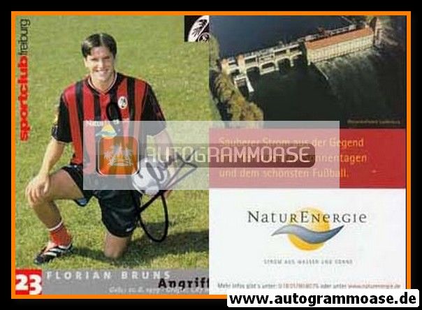 Autogramm Fussball | SC Freiburg | 2001 | Florian BRUNS