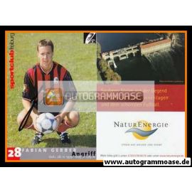Autogramm Fussball | SC Freiburg | 2001 | Fabian GERBER