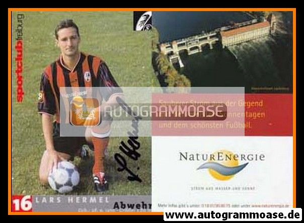 Autogramm Fussball | SC Freiburg | 2001 | Lars HERMEL