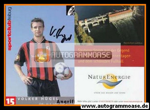 Autogramm Fussball | SC Freiburg | 2001 | Volker HÜGEL