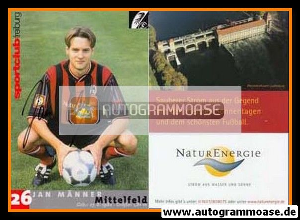 Autogramm Fussball | SC Freiburg | 2001 | Jan MÄNNER