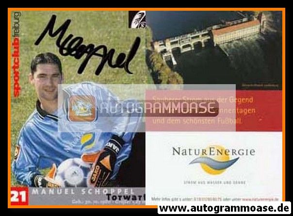 Autogramm Fussball | SC Freiburg | 2001 | Manuel SCHOPPEL