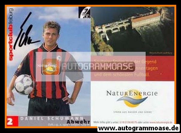 Autogramm Fussball | SC Freiburg | 2001 | Daniel SCHUMANN