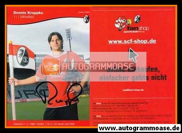Autogramm Fussball | SC Freiburg | 2005 | Dennis KRUPPKE
