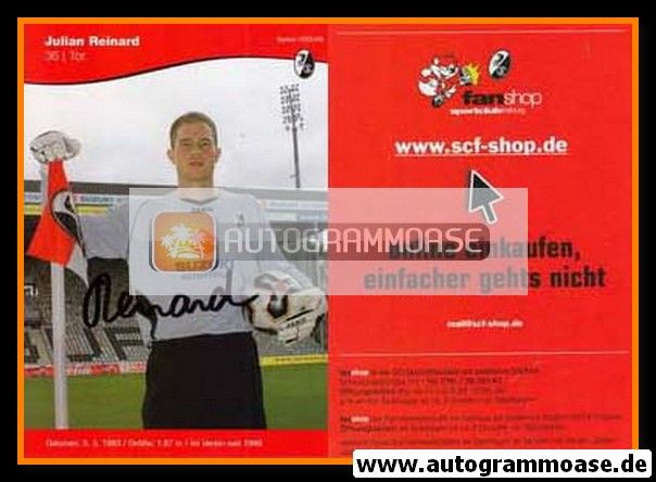 Autogramm Fussball | SC Freiburg | 2005 | Julian REINARD