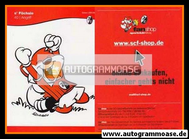 AK Fussball | SC Freiburg | 2005 | s´FÜCHSLE (Maskottchen)