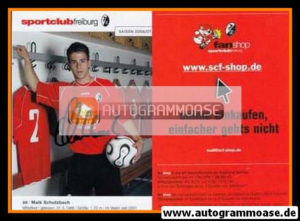 Autogramm Fussball | SC Freiburg | 2006 | Maik SCHUTZBACH