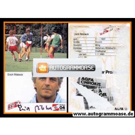 Autogramm Fussball | Bayer Leverkusen | 1985 | Erich RIBBECK