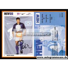Autogramm Fussball | Hamburger SV | 2001 | Martin GROTH