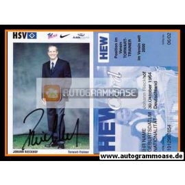 Autogramm Fussball | Hamburger SV | 2001 | Johann RIECKHOF