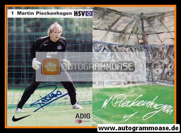 Autogramm Fussball | Hamburger SV | 2004 | Martin PIECKENHAGEN