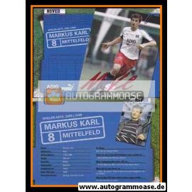 Autogramm Fussball | Hamburger SV | 2005 | Markus KARL