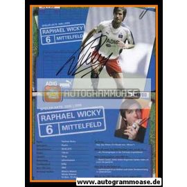 Autogramm Fussball | Hamburger SV | 2005 | Raphael WICKY
