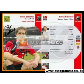 Autogramm Fussball | Hannover 96 | 2005 | Silvio SCHRÖTER