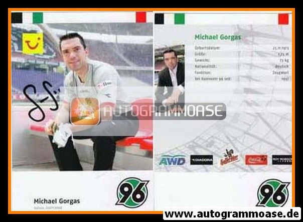 Autogramm Fussball | Hannover 96 | 2007 | Michael GORGAS