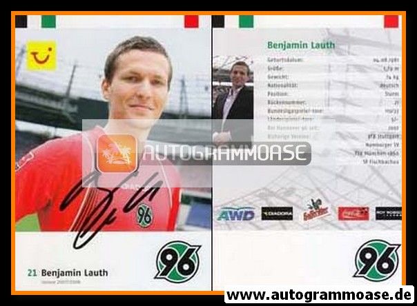Autogramm Fussball | Hannover 96 | 2007 | Benjamin LAUTH