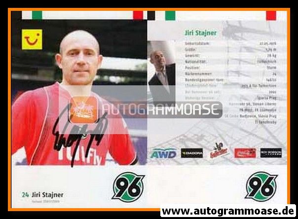Autogramm Fussball | Hannover 96 | 2007 | Jiri STAJNER