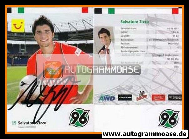 Autogramm Fussball | Hannover 96 | 2007 | Salvatore ZIZZO