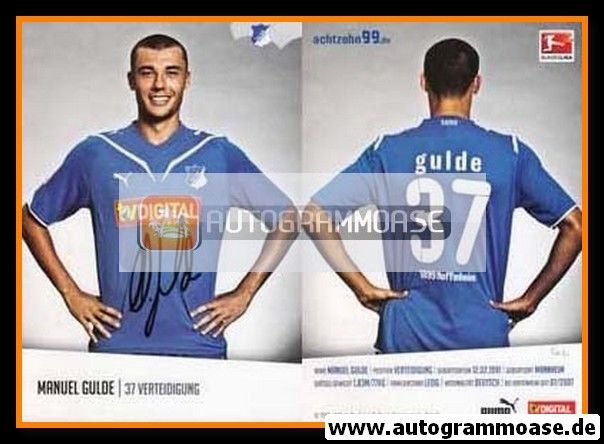 Autogramm Fussball | TSG 1899 Hoffenheim | 2010 | Manuel GULDE