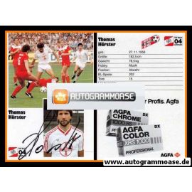 Autogramm Fussball | Bayer Leverkusen | 1986 | Thomas H&Ouml;RSTER