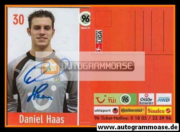 Autogramm Fussball | Hannover 96 | 2002 | Daniel HAAS