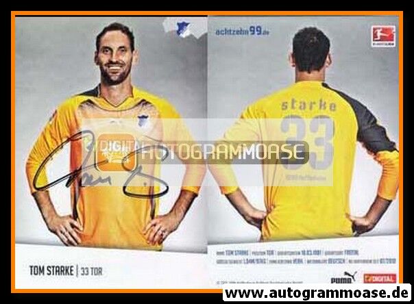 Autogramm Fussball | TSG 1899 Hoffenheim | 2010 | Tom STARKE