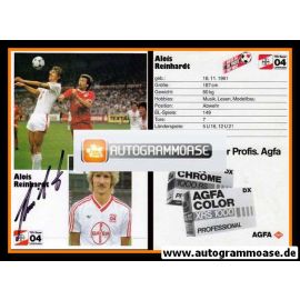 Autogramm Fussball | Bayer Leverkusen | 1986 | Alois REINHARDT