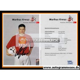 Autogramm Fussball | 1. FC Köln | 2001 | Markus KREUZ
