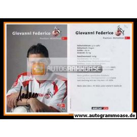 Autogramm Fussball | 1. FC Köln | 2003 | Giovanni FEDERICO