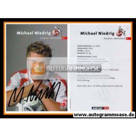 Autogramm Fussball | 1. FC Köln | 2003 | Michael NIEDRIG